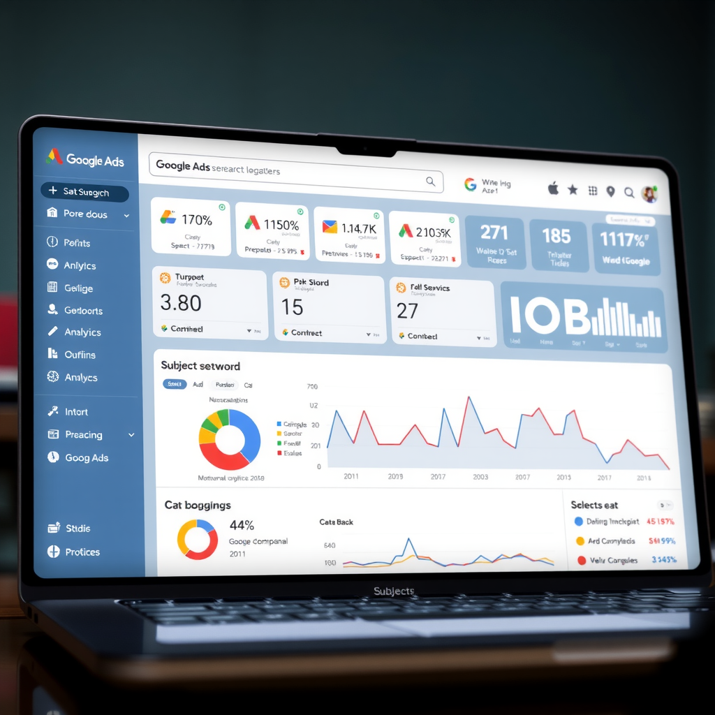 Дашборд Google Ads з метриками ефективності, аналітикою та інструментами оптимізації кампаній